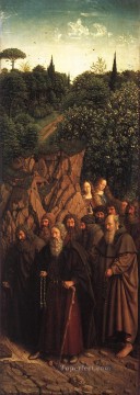 ゲントの祭壇画 子羊の礼拝 聖なる隠者 ルネサンス ヤン・ファン・エイク Oil Paintings